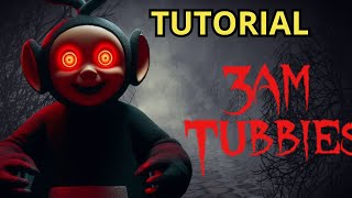 HOW TO COMPLETE 3AM TUBBIES HORROR guccigandalf horror map TUTORIAL all keys all cards secret [upl. by Santos]