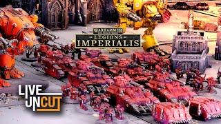 Legions Imperialis Live and Uncut Blood Angels vs Solar Auxilia 1000pts [upl. by Valerio]