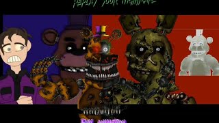 FnafDC2Full animation Replay your nightmareBy TryHardNinja [upl. by Hwu]