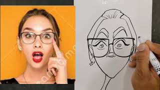 Caricature Drawing 101 [upl. by Yenhpad]