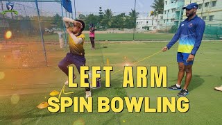 LEFT ARM SPIN BOWLING DRILLS  SPIN BOWLING DRILLS  WILLOW SPORTZ CRICKET ACADEMY [upl. by Uolyram]