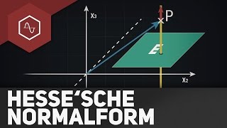 Abstand Punkt  Ebene über HNF Hessesche Normalform [upl. by Inneg]