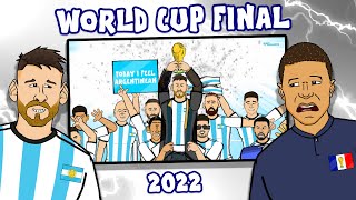 🏆WORLD CUP FINAL 2022🏆 Revisited Argentina vs France Messi Mbappe Goals Highlights [upl. by Eah994]