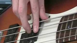 Bass Fingerstyle Picking Hand Basic Setup [upl. by Cherrita]