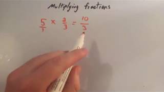 Multiplying Fractions  Corbettmaths [upl. by Enael]