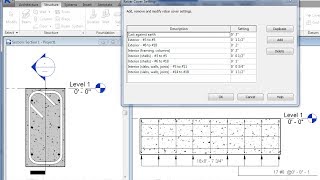 REVIT Structural Rebar Cover Tutorial  CADclips [upl. by Willey]