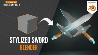 quotMaking a Sword in Blender quotblender 19 [upl. by Lamiv]