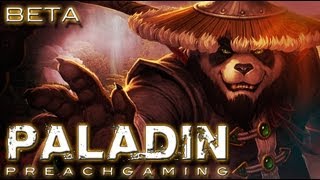 Retribution Paladin Gameplay Mists of Pandaria Beta [upl. by Kataway]