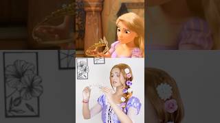 Recreating a Scene from Tangled 🎬😍❤️🙈Rate this🫣 tangled recreation rapunzel disneyprincess [upl. by Anyek]