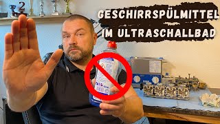 Geschirrspülmittel im Ultraschallbad Vergaser reinigen ausführlich erklärt vom Vergaseronkel [upl. by Hannaoj]