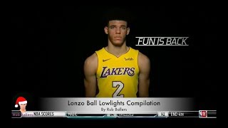 Lonzo Ball Top Lowlights from 2017 NBA season [upl. by Siari]