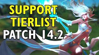 Support Tierlist  Patch 142 League of Legends [upl. by Rimahs]