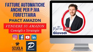 DEMO Software 🛒AMAZON per le FATTURE AUTOMATICHE con Phact Amazon [upl. by Devinne]