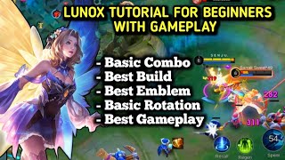 How to Use LUNOX Effectively Lunox tutorial for beginner 😊  SOLO RANK  MOBILE LEGENDS [upl. by Falcone]