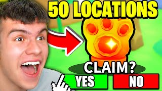 How To FIND ALL 50 SHINY RELIC LOCATIONS In Roblox Pet Simulator 99 [upl. by Anifad68]