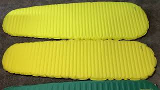 Thermarest NeoAir and trailpro Sleeping Pads Comparison [upl. by Nomelc443]