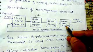 Microprogrammed control unit lecture25coa [upl. by Aseret978]