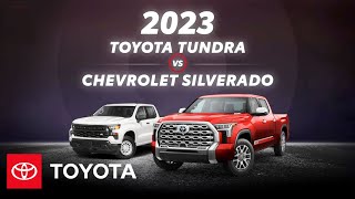 2023 Toyota Tundra vs 2023 Chevy Silverado  Toyota [upl. by Kappel]