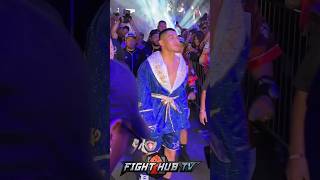 Vergil Ortiz HYPED ring walk for Bohachuk fight [upl. by Eirallih330]