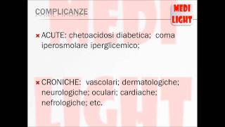 Lezioni Medicina  IL DIABETE MELLITO generalità MediLight ITA [upl. by Stephania741]