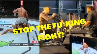 quotSTOP THE FIGHTquot Horrible Stoppage by Herb Dean  Dan Hardy Goes Off On Herb [upl. by Lochner210]