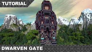 Minecraft Dwarven City Gate Tutorial amp Download part 2 [upl. by Del868]