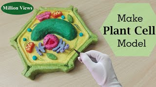 Simple and Easy way to make plant cell Hexagone shape model 3d styrofoam carving [upl. by Ivonne]