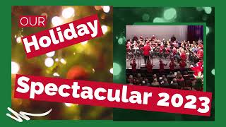 Holiday Spectacular Second Time Arounders Second WInds 2023 Concert Promo [upl. by Balbinder]