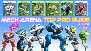 Ultimate Mech Arena Guide Pros and Cons every MECH part 1 [upl. by Euqcaj]