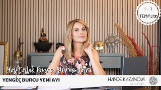 1  7 Temmuz Haftalık Burç Yorumları  Hande Kazanova ile Astroloji [upl. by Zola794]