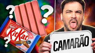 ADIVINHE O SABOR DO KITKAT  TEM CAMARÃO [upl. by Aduh]