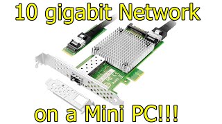 10G on MINI PC 10 Gigabit SFP M 2 Nvme Slot Fiber Optic Network Card Review wisebuyreviews [upl. by Odraleba]