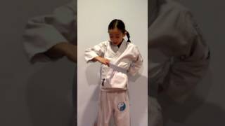 SuperLock advanced way to tie kids brazilian jiu jitsu belt [upl. by Atiner]