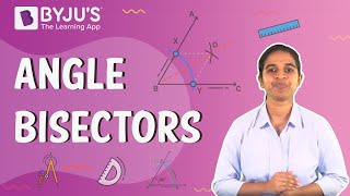 What are Angle Bisectors  Geometry Angles [upl. by Leksehcey]