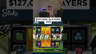 CRAZY HIT on SLAYER INC SLOT 120000 gamble slotmachine slot stakecasino casinogame [upl. by Wilterdink]