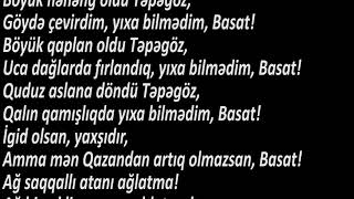 Ədəbiyyat 6 KİTABİDƏDƏ QORQUD quot BASATIN TƏPƏGÖZÜ ÖLDÜRDÜYÜ BOYquot [upl. by Melville157]