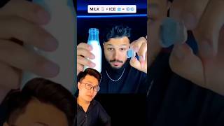 Milk amp Ice Create Smoke 💨🤯  Life Hack  shorts lifehacks milk ice youtubeshorts [upl. by Jarib9]