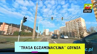 quotTrasa egzaminacyjnaquot Gdynia  egzamin na prawo jazdy kat B [upl. by Stevana]