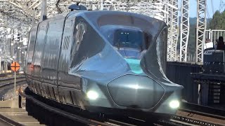 2022 東北新幹線ALFAX 迫力の高速通過 驚異の80連発 ALFAX Shinkansen highspeed passage video collection [upl. by Drannel86]