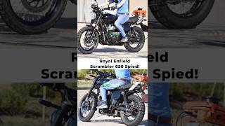 Royal Enfield Scrambler 650 aka Sherpa 650 spied testing  BikeWale shorts scrambler650 [upl. by Landmeier]