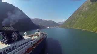 Croisière Fjords de Norvège  Hellesylt  Geiranger [upl. by Soisatsana]