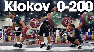 Dmitry Klokov 0  200kg Pause Snatch Full Session 2015 World Weightlifting Championships [upl. by Inness]