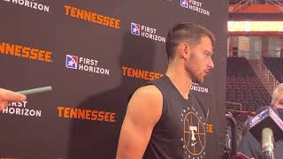 Tennessee Guard Santiago Vescovi Talks Name Pronunciation Elevation in his Game Playing The Three [upl. by Ping]