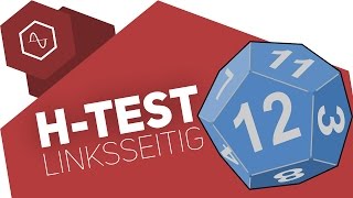 Linksseitiger Hypothesentest an einer Beispielaufgabe [upl. by Lewendal]