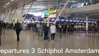 TAX REFUND DOUANE SCHIPHOL AMSTERDAM DEPARTURES GATE 3 A [upl. by Skippy]