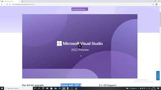 Visual Studio 2022 Preview Community Edition Install on Windows 10 [upl. by Shing]