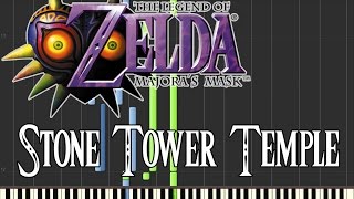 Zelda Majoras Mask  Stone Tower Temple Synthesia [upl. by Cenac]