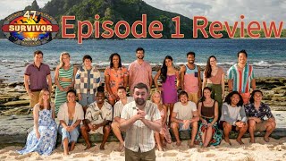 Survivor 47  Episode 1 Review [upl. by Alacim]