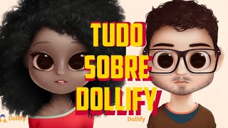 TUDO SOBRE DOLLIFY O APP QUE TE TRANSFORMA EM BONECO 3D [upl. by Daly557]