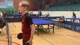 Malte Nilsson vs Nikolai Sigvaldsen  Herrjunior 18  Round of 16  Sweden GP Kristianstad Open 2024 [upl. by Leksehc]